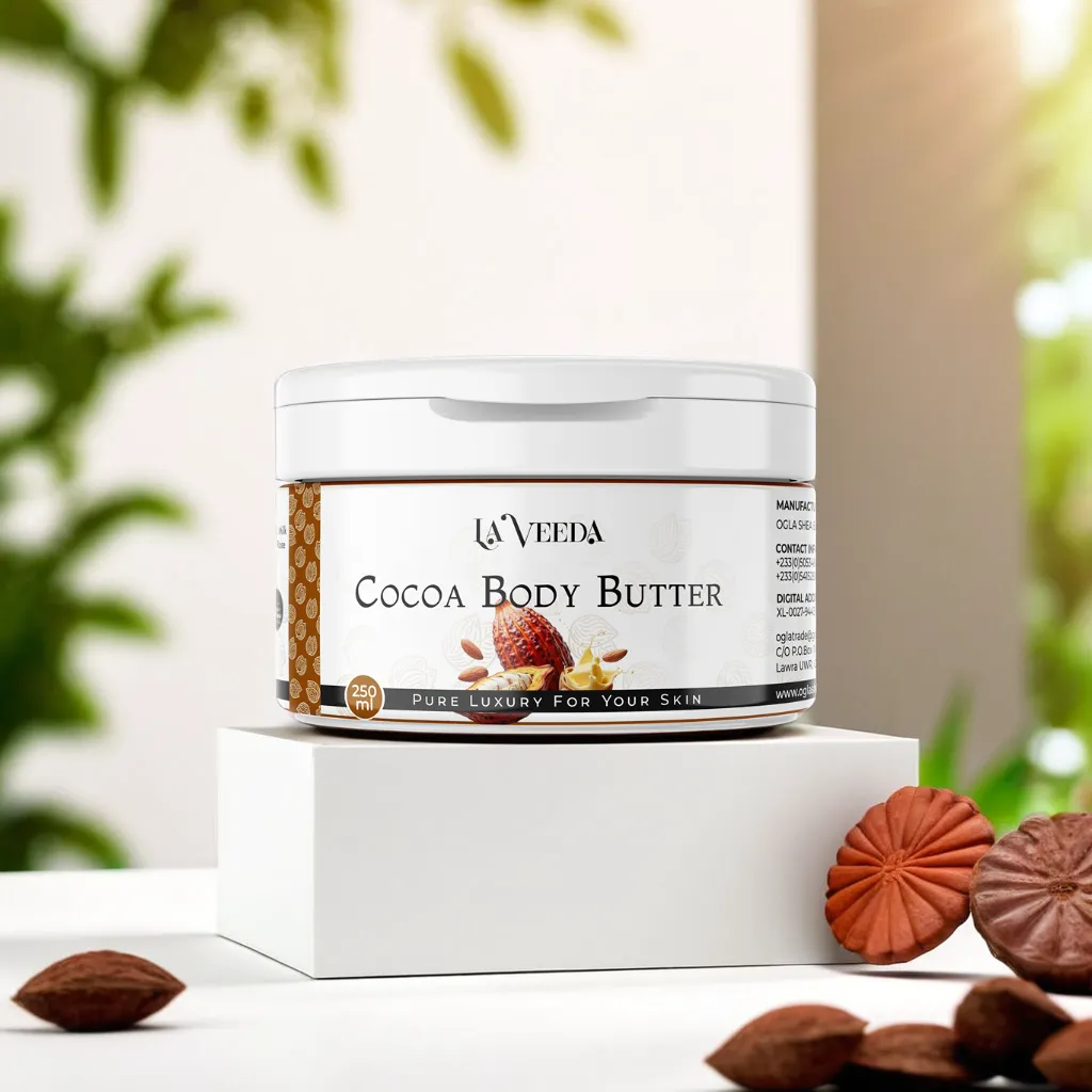 Cocoa + Shea butter packaging design