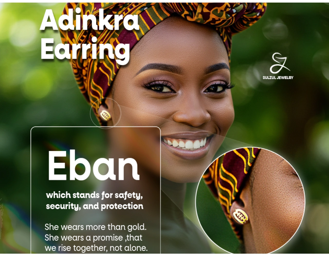 adinkra earings